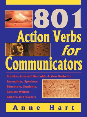 cover image of 801 Action Verbs for Communicators